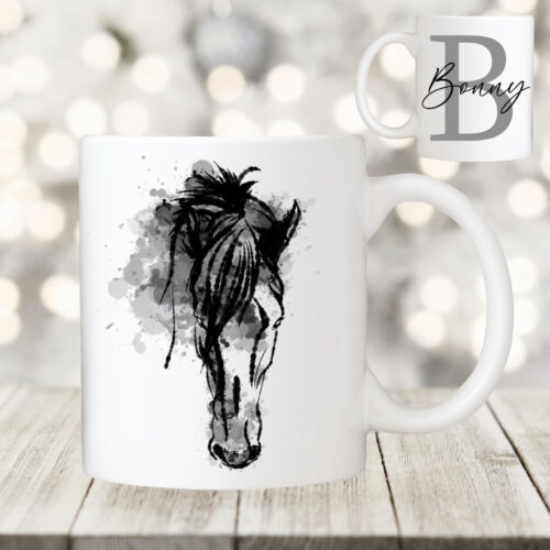 PFERDETASSE <br>"HORSE 13 + WUNSCHNAME" <br> PERSONALISIERT