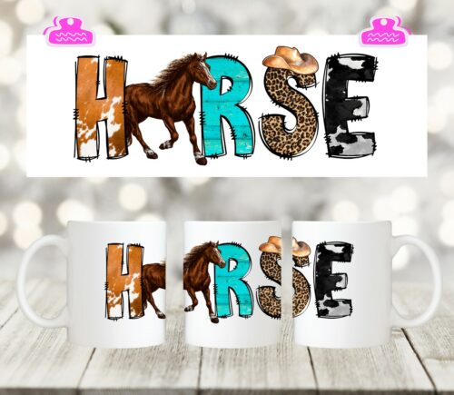 PFERDETASSE <br>"HORSE"