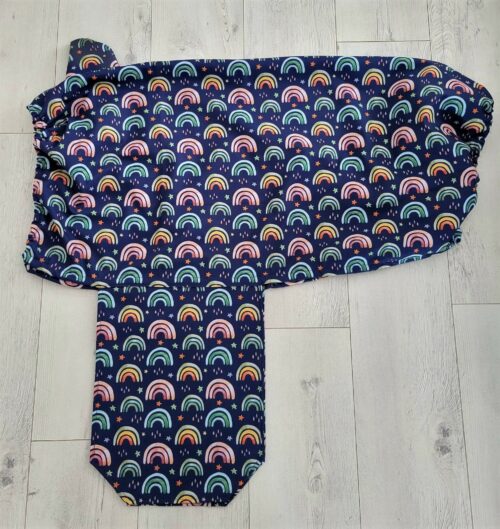 SATTELSCHONER  "WESTERN" <br> "RAINBOW BLUE"