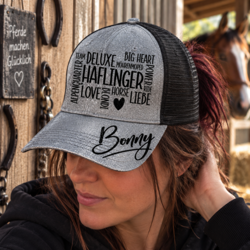 GLAMOURCAP <br>"HAFLINGER<br> PERSONALISIERBAR