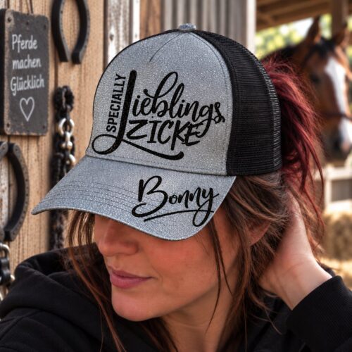GLAMOURCAP <br>"LIEBLINGS ZICKE" <br> PERSONALISIERBAR
