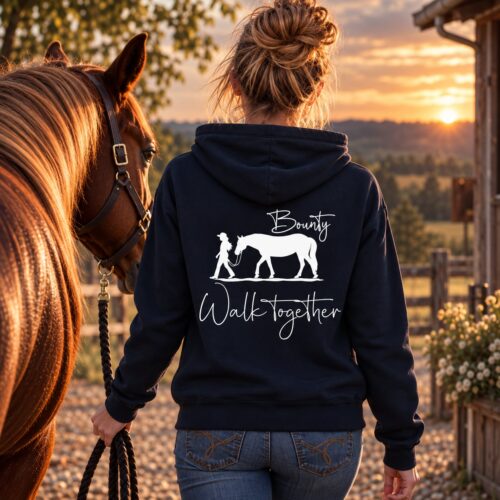 HOODIE<BR> „WALK TOGEHTER" <br> PERSONALISIERBAR