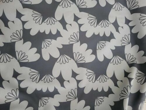 SATTELSCHONER "WESTERN" <br> "BIG FLOWER GREY"