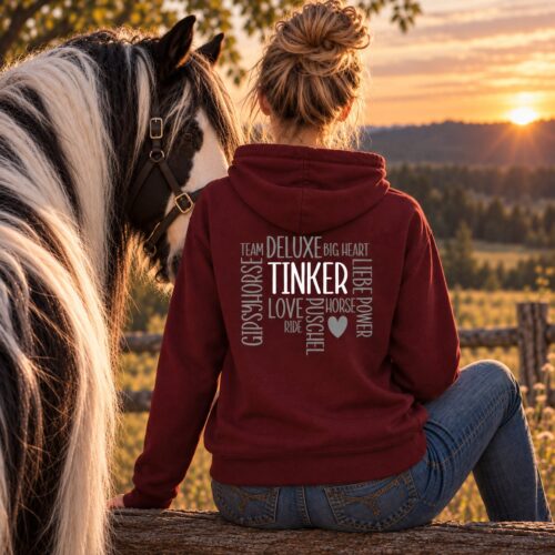 HOODIE<BR> „TINKER - WORDART" <br> PERSONALISIERBAR