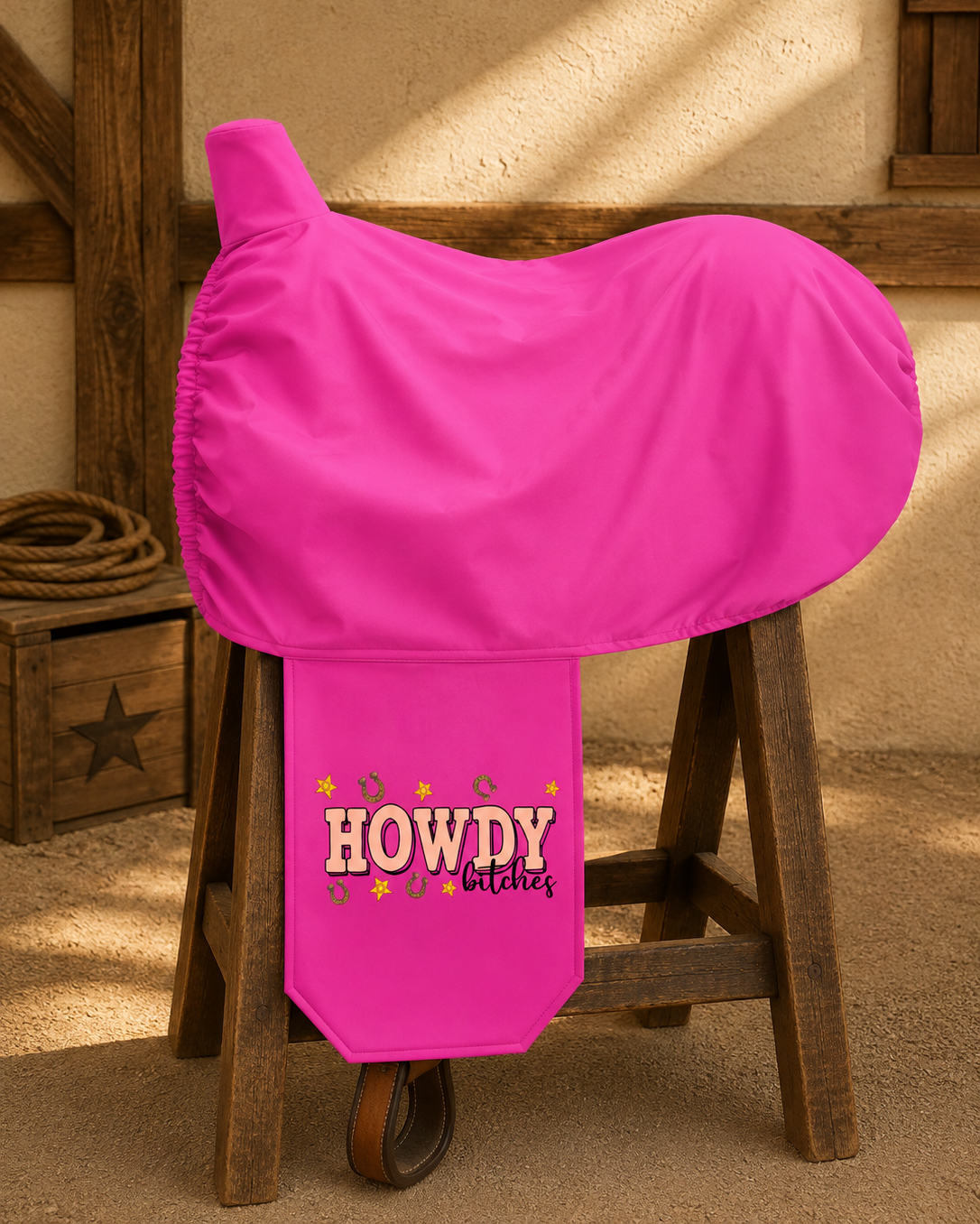 SATTELSCHONER WESTERN <br>"HOWDY BITCHES"