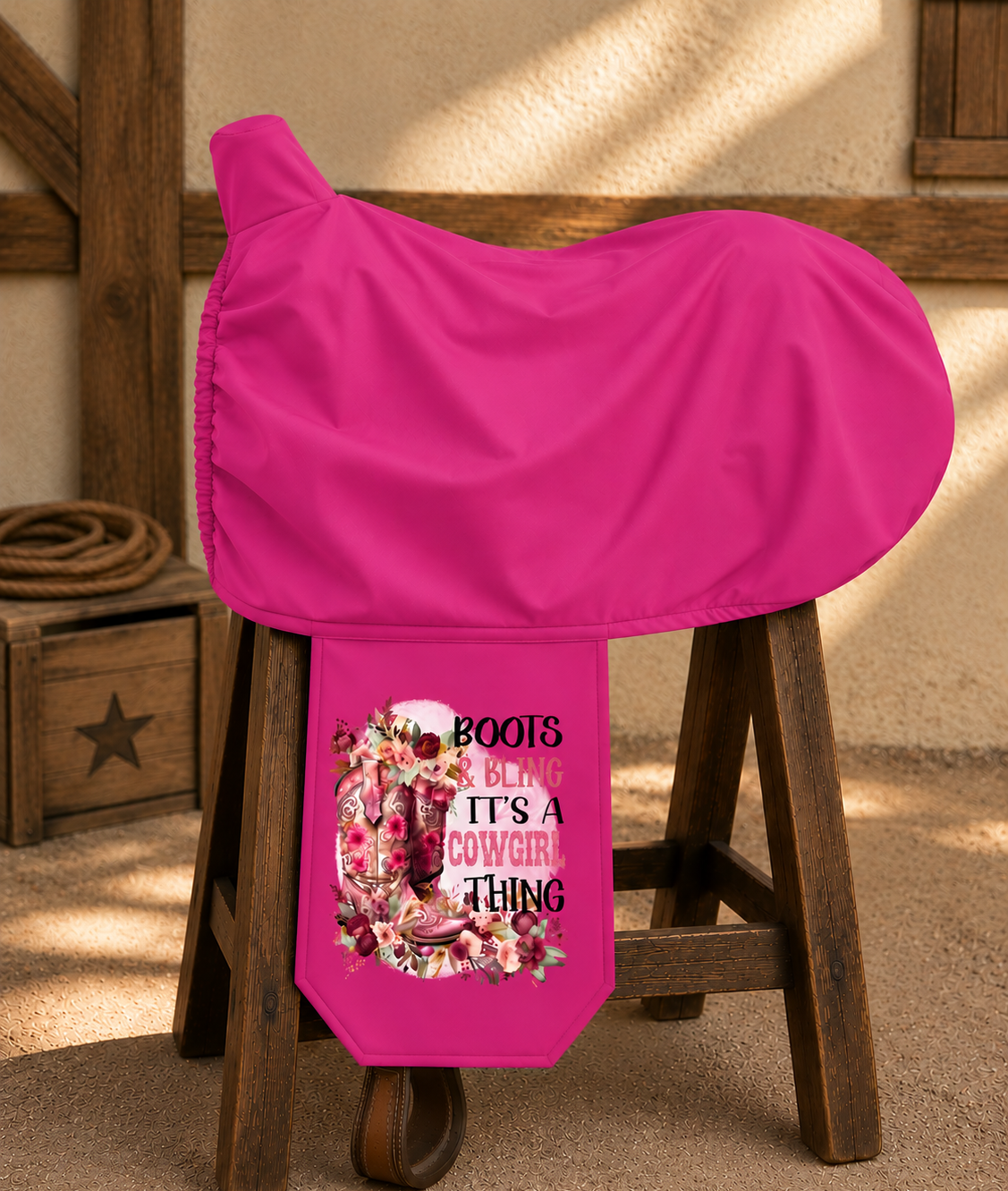 SATTELSCHONER WESTERN <br> "BOOTS AND BLING"