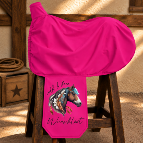 SATTELSCHONER WESTERN <br>"WILD & FREE" <BR> PERSONALISIERT