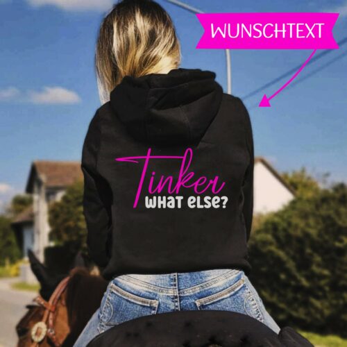 KAPUZENJACKE<BR> "WUNSCHRASSE ...WHAT ELSE?"<br> PERSONALISIERBAR