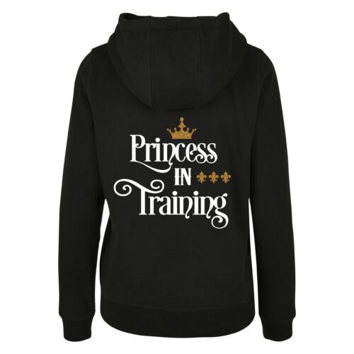 HOODIE - GLITZER <BR> „PRINCESS IN TRAINING" <br> PERSONALISIERBAR