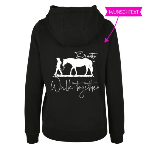 HOODIE<BR> „WALK TOGEHTER" <br> PERSONALISIERBAR