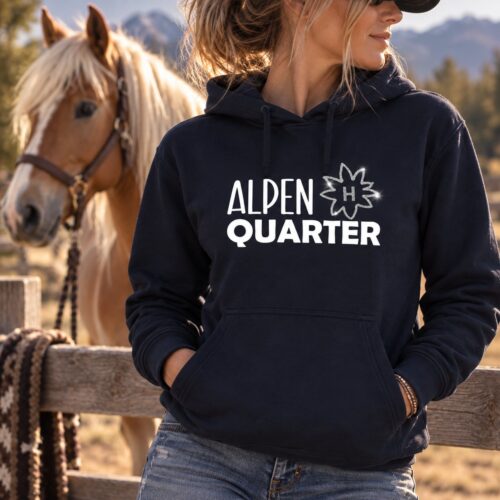 HOODIE<BR> „ALPEN QUARTER" <br> PERSONALISIERBAR