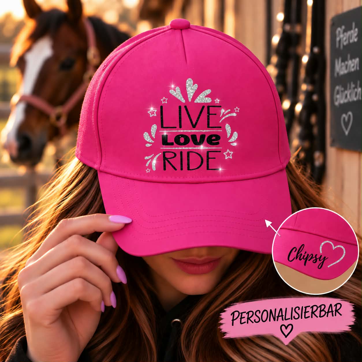 BASECAP <br>"LIVE - LOVE - RIDE" <br> PERSONALISIERBAR