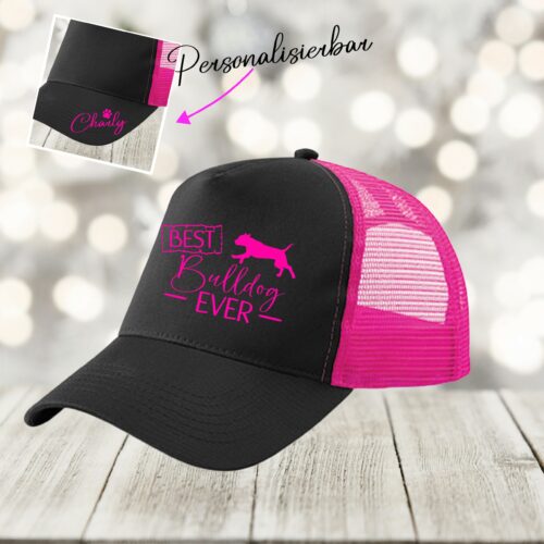 TRUCKER CAP HUNDE <br>"BEST (WUNSCHRASSE) EVER" <BR> PERSONALISIERBAR