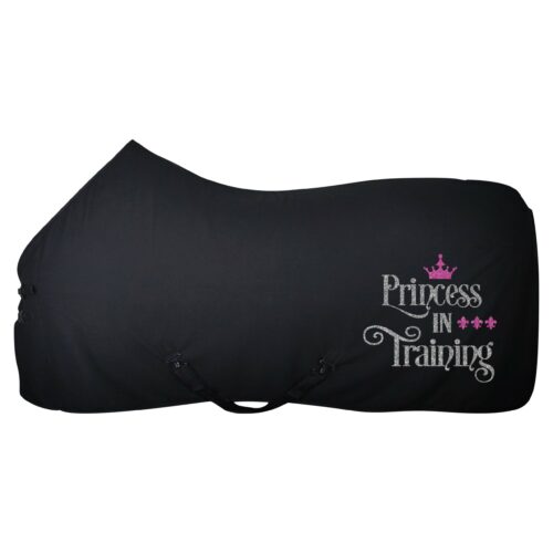 ABSCHWITZDECKE GLITZER<BR> „PRINCESS IN TRAINING" <br> PERSONALISIERBAR