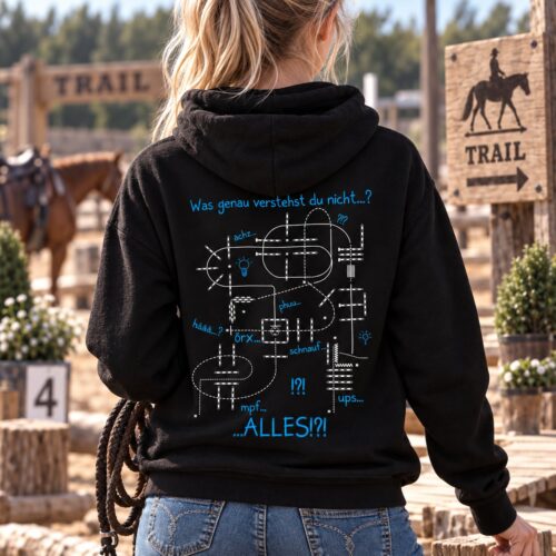 KAPUZENJACKE <BR> „TRAIL PATTERN - WAS GENAU VERSTEHST DU NICHT?" <br> PERSONALISIERBAR