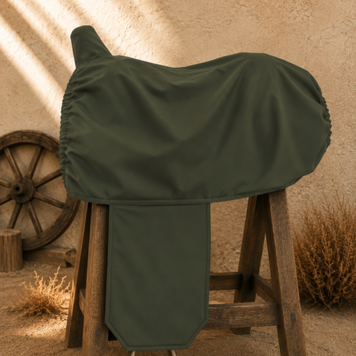 SATTELSCHONER "WESTERN" <br>OLIV