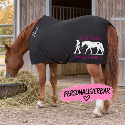 ABSCHWITZDECKE GLITZER<BR> „WALK TOGETHER" <br> PERSONALISIERBAR