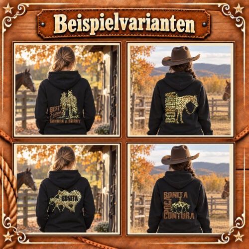 KAPUZENJACKE - LEO<BR> "WUNSCHDESIGN"<br> PERSONALISIERBAR