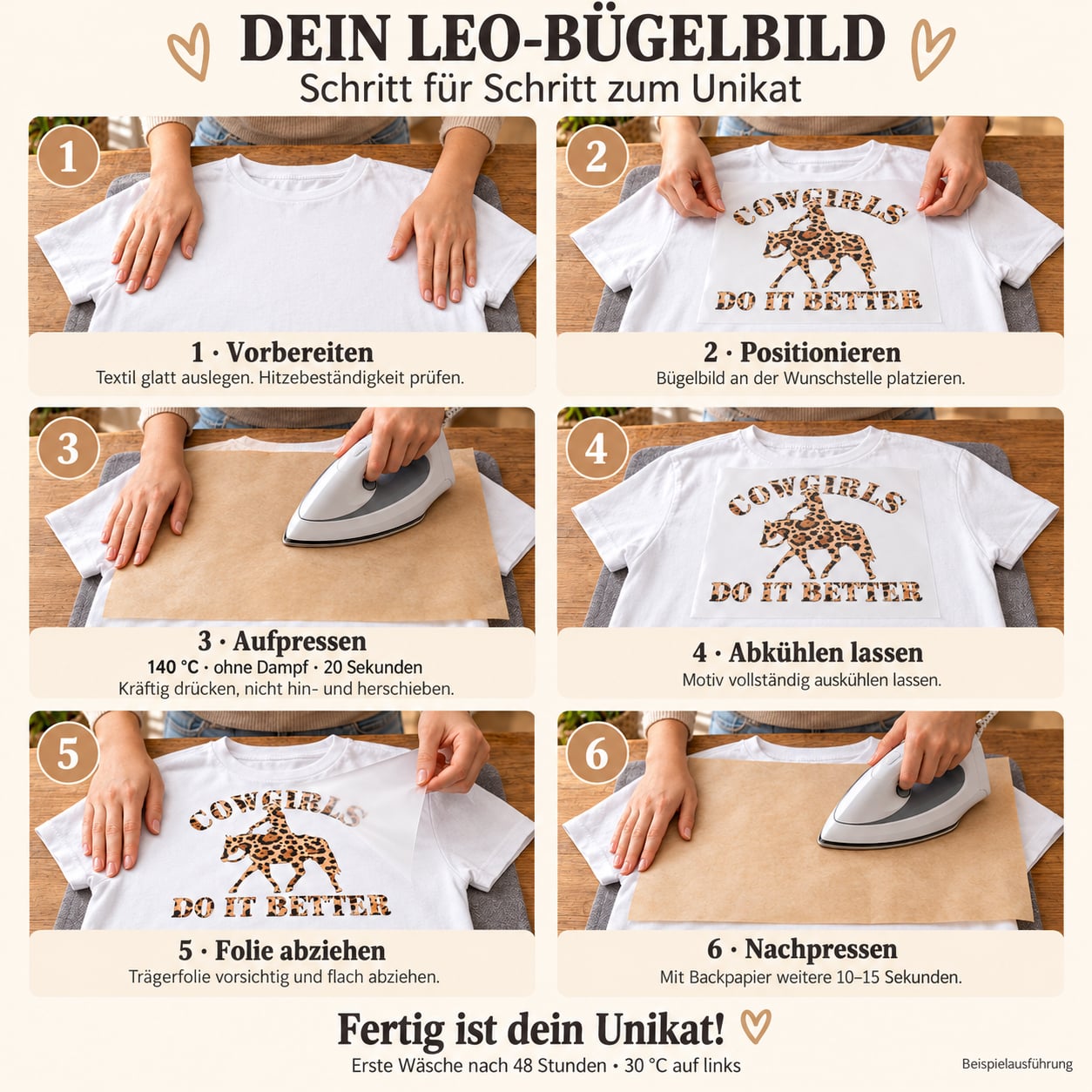 BÜGELMOTIV <BR> LEO PURE <BR>