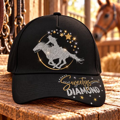 BLING BLING CAP <br>"WUNSCHPFERD CIRCLE" <br> PERSONALISIERBAR