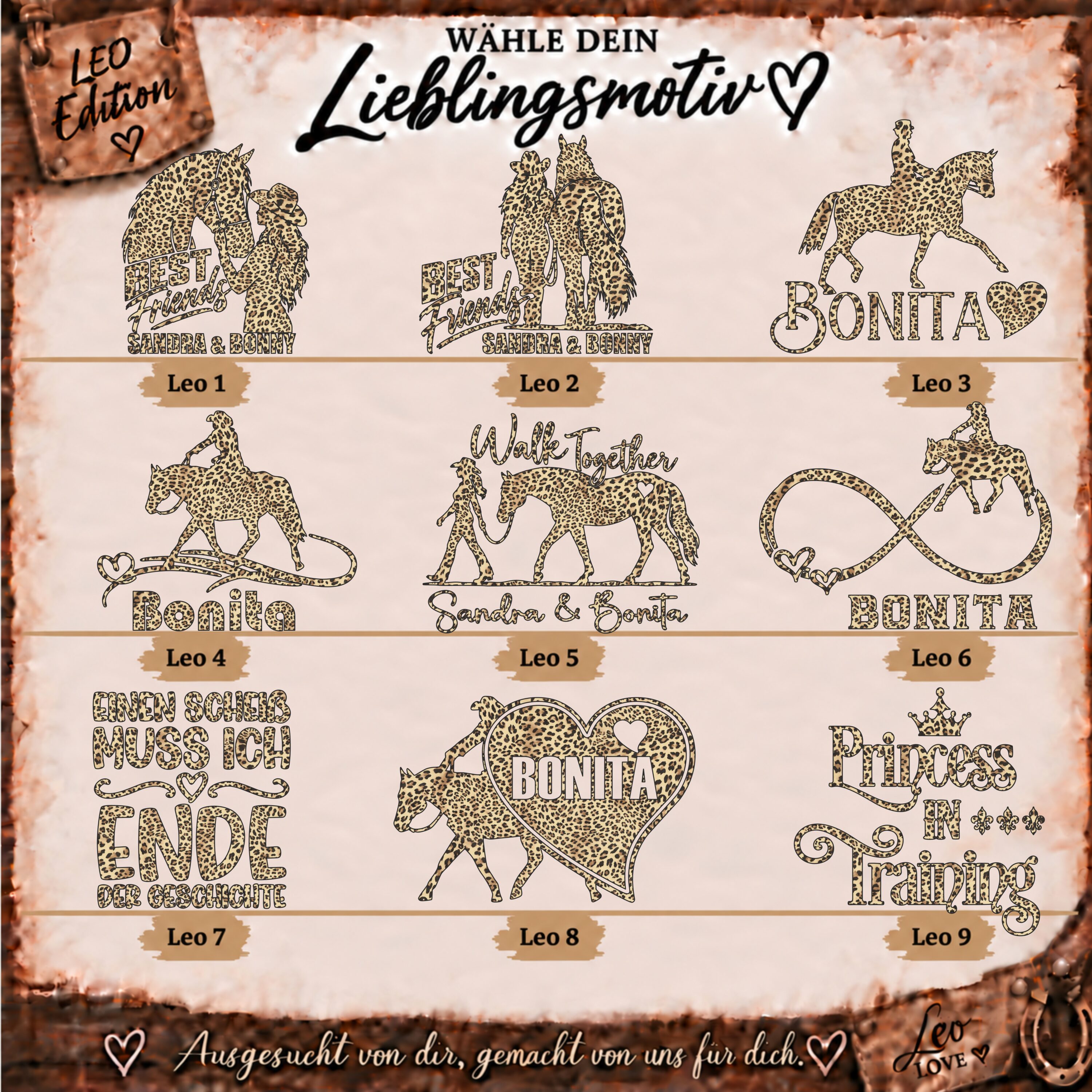 ABSCHWITZDECKE LEO<BR> „WUNSCHDESIGN"<br> PERSONALISIERBAR