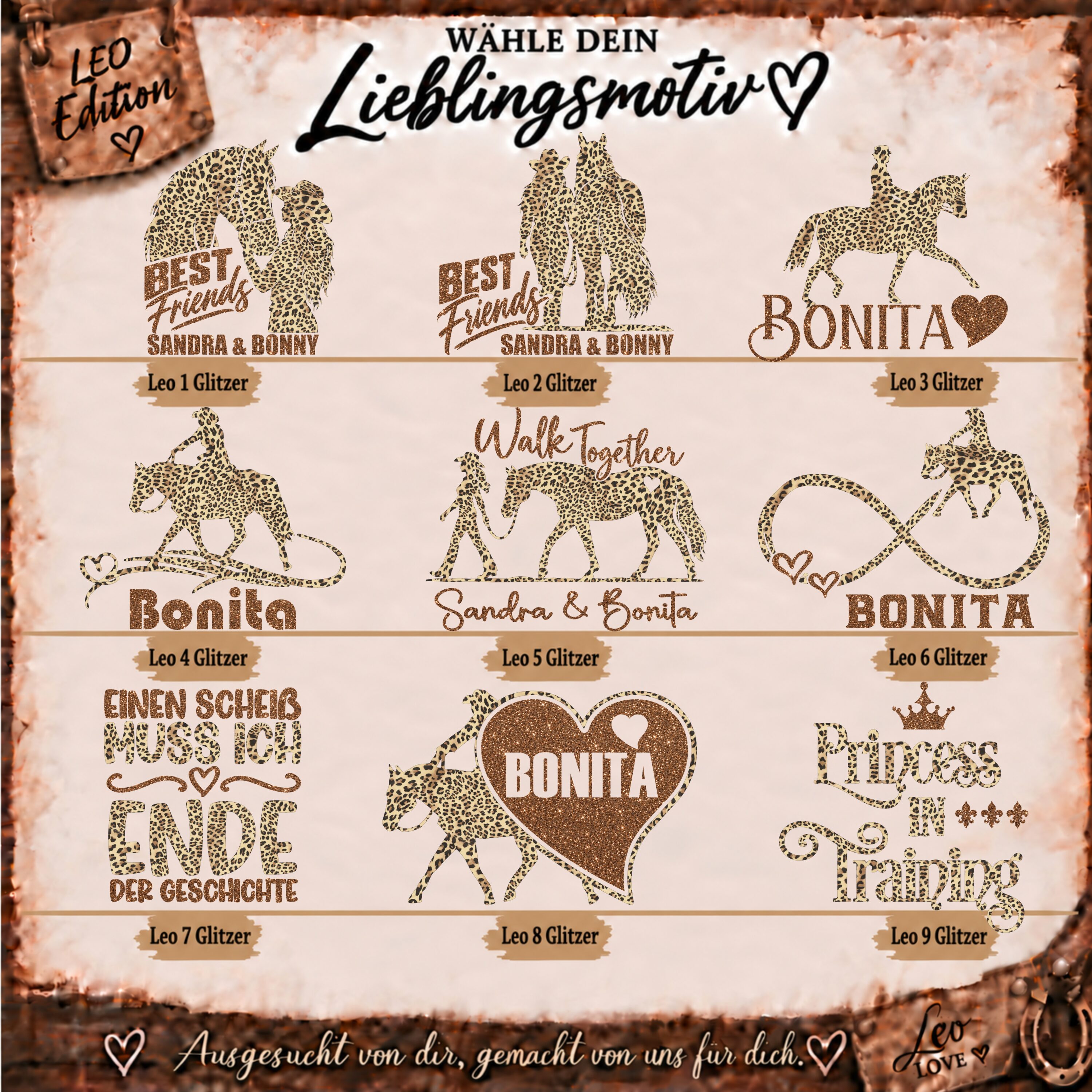 ABSCHWITZDECKE LEO<BR> „WUNSCHDESIGN"<br> PERSONALISIERBAR