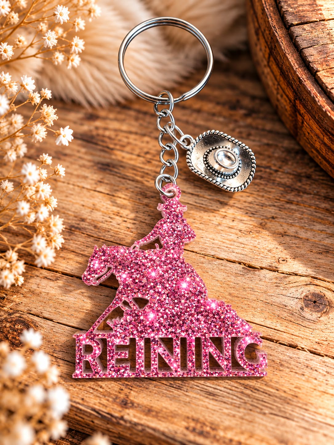ANHÄNGER GLITZER <br> "REINING"